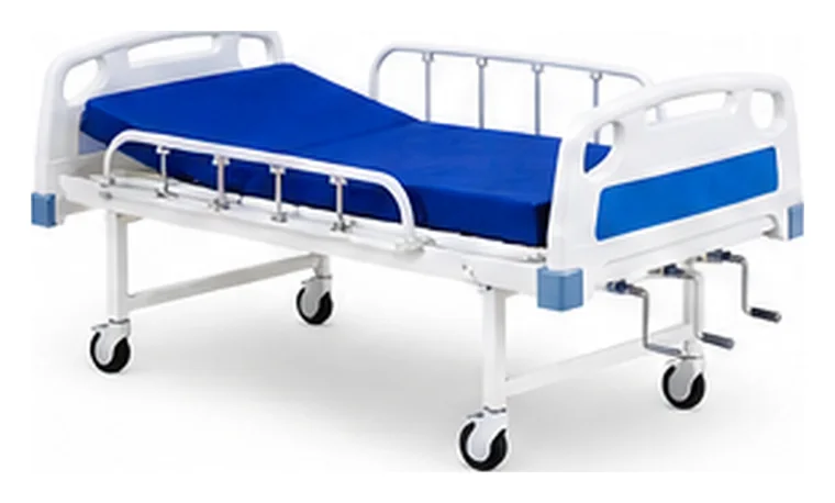 Cama hospitalar manual de 3 movimentos, com regulagem de altura do leito